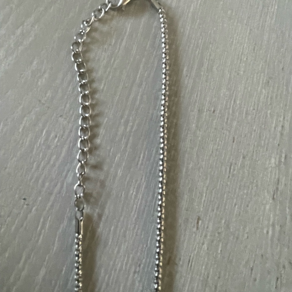 Womens Owl Silver/Gold Tone Faux Turquoise Boho Necklace - Picture 5 of 7